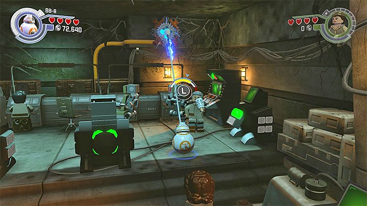 Gniazdko, z którego może skorzystać np. BB-8 - Rozdział 7 - Ruch oporu | Minizestawy i czerwone klocki LEGO - LEGO Gwiezdne wojny: Przebudzenie Mocy - poradnik do gry