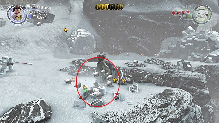 Specjalne wymagania: brak - Rozdział 8 - Sabotaż Starkillera | Minizestawy i czerwone klocki LEGO - LEGO Gwiezdne wojny: Przebudzenie Mocy - poradnik do gry