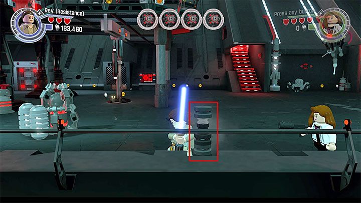 Specjalne wymagania: postać władająca Mocą (np - Rozdział 9 - Zniszczyć bazę Starkiller | Minizestawy i czerwone klocki LEGO - LEGO Gwiezdne wojny: Przebudzenie Mocy - poradnik do gry