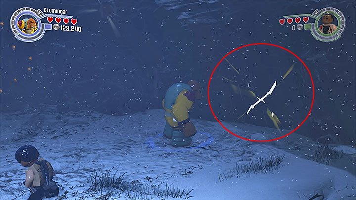 Specjalne wymagania: postać potrafiąca przebijać się przez peknięte ściany (np - Rozdział 10 - Finał | Minizestawy i czerwone klocki LEGO - LEGO Gwiezdne wojny: Przebudzenie Mocy - poradnik do gry