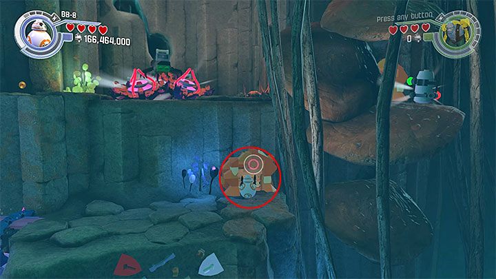 Specjalne wymagania: postać potrafiąca korzystać z małych włazów (np - Polowanie na rathtary | Minizestawy i czerwone klocki LEGO - LEGO Gwiezdne wojny: Przebudzenie Mocy - poradnik do gry