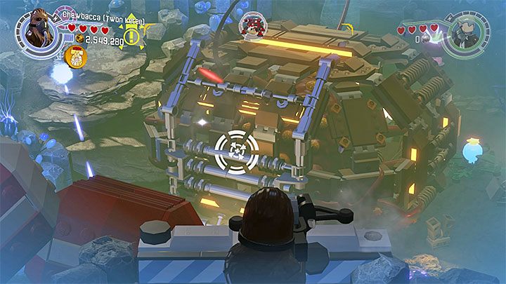 Po odzyskaniu kontroli nad bohaterami rozpocznie się bitwa blasterowa - Polowanie na rathtary | Misje poboczne - LEGO Gwiezdne wojny: Przebudzenie Mocy - poradnik do gry