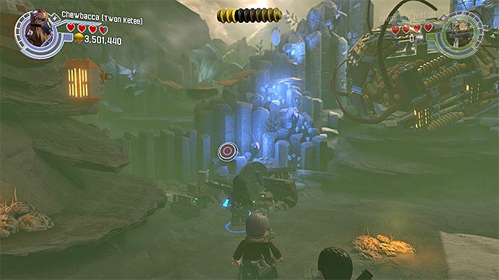 Twoje ostatnie zadanie w tej misji to ponowne zabezpieczenie ogromnej klatki, w której przetrzymywany jest złapany rathtar - Polowanie na rathtary | Misje poboczne - LEGO Gwiezdne wojny: Przebudzenie Mocy - poradnik do gry