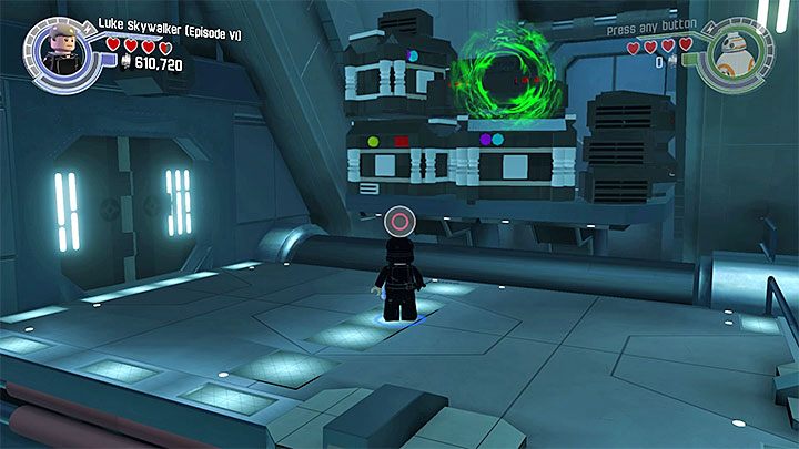 Specjalne wymagania: postać władająca Mocą (np - Poe na ratunek | Minizestawy i czerwone klocki LEGO - LEGO Gwiezdne wojny: Przebudzenie Mocy - poradnik do gry