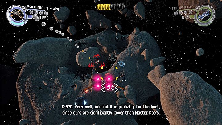 Minizestaw możesz zdobyć w trakcie kontrolowanego lotu - Poe na ratunek | Minizestawy i czerwone klocki LEGO - LEGO Gwiezdne wojny: Przebudzenie Mocy - poradnik do gry