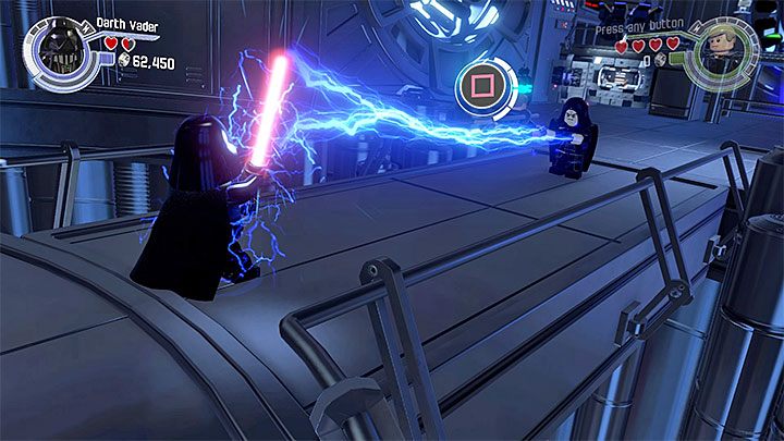 Wciskaj wielokrotnie pojawiające się na ekranie pzyciski - Prolog - Bitwa o Endor | Tryb fabularny - LEGO Gwiezdne wojny: Przebudzenie Mocy - poradnik do gry