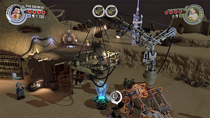 Przetransportuj BB-8 na lewą półkę - Rozdział 1 - Szturm na Jakku | Tryb fabularny - LEGO Gwiezdne wojny: Przebudzenie Mocy - poradnik do gry