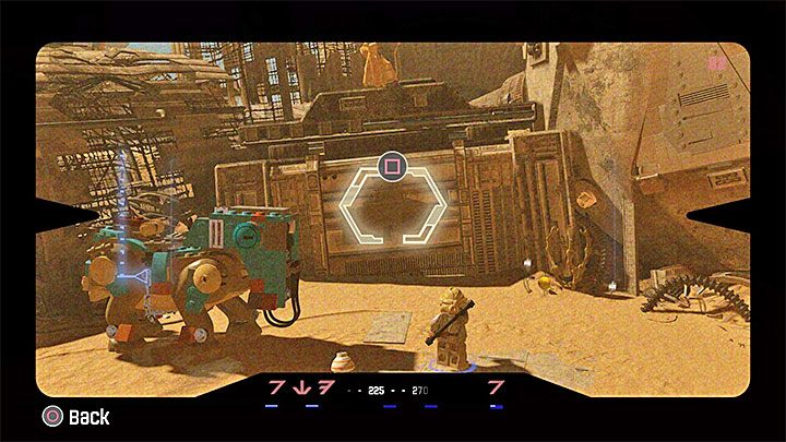 Po tym jak awansujesz do kolejnej części rozdziału automatycznie przejmiesz kontrolę nad Rey - Rozdział 2 - Ucieczka z Finalizera | Tryb fabularny - LEGO Gwiezdne wojny: Przebudzenie Mocy - poradnik do gry