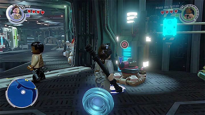 Rey musi skorzystać z obrotowego mechanizmu - Rozdział 4 - Eravana | Tryb fabularny - LEGO Gwiezdne wojny: Przebudzenie Mocy - poradnik do gry
