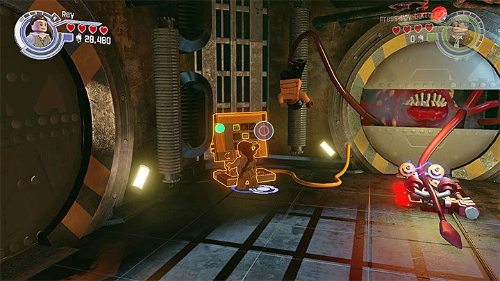 Zbuduj lewe urządzenie i skorzystaj z niego - Rozdział 4 - Eravana | Tryb fabularny - LEGO Gwiezdne wojny: Przebudzenie Mocy - poradnik do gry