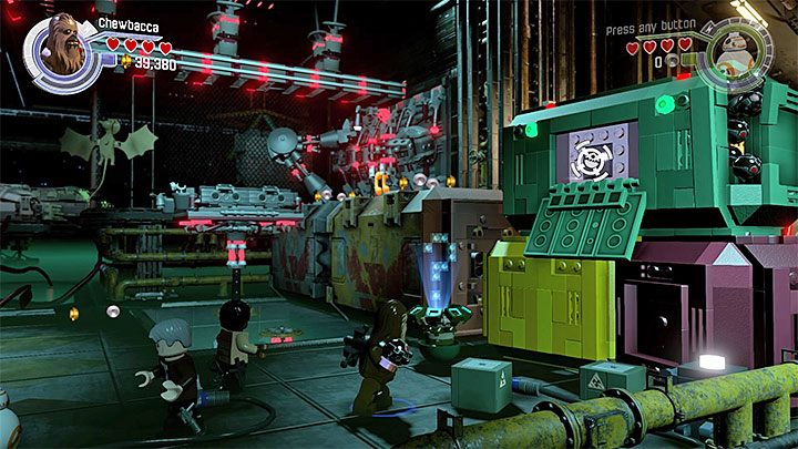 Zniszcz jeden z kontenerów grając jako Chewbacca - Rozdział 4 - Eravana | Tryb fabularny - LEGO Gwiezdne wojny: Przebudzenie Mocy - poradnik do gry