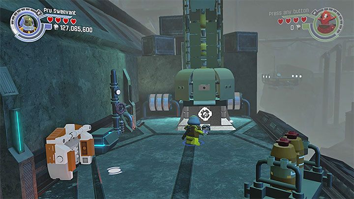 Po skorzystaniu z włazu Pru musi zniszczyć srebrny obiekt - Karmazynowy Korsarz | Misje poboczne - LEGO Gwiezdne wojny: Przebudzenie Mocy - poradnik do gry