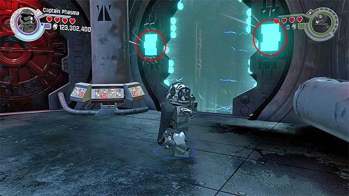 Zniszcz błękitne obiekty żeby wyłączyć pole siłowe - Kłopoty nad Taul | Misje poboczne - LEGO Gwiezdne wojny: Przebudzenie Mocy - poradnik do gry