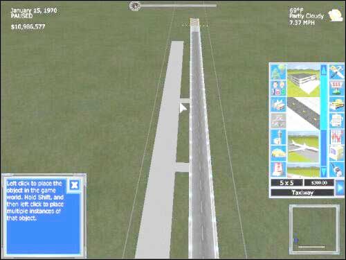 Uwaga - Pierwsze konstrukcje (2) | Rozbudowa lotniska w Airport Tycoon 2 - Airport Tycoon 2 - poradnik do gry