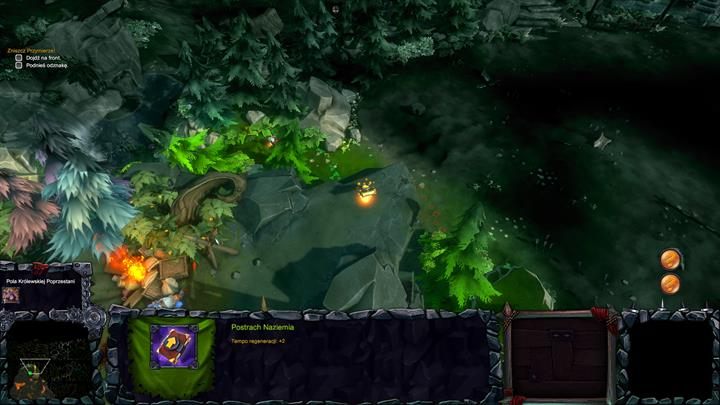 Pokieruj swoim bohaterem, by podniósł medal i pomógł walczącym jednostkom. - Misja 1 - Bitwa o Królewską Poprzestań | Opis przejścia kampanii Dungeons II - Dungeons II - poradnik do gry