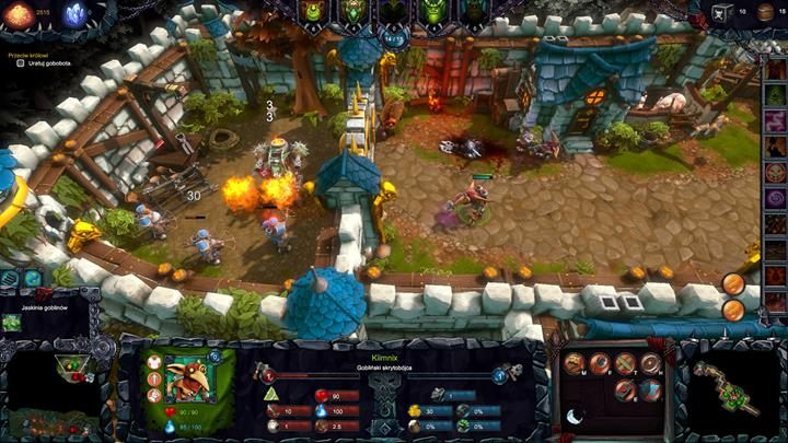 W mieście przejmiesz kontrolę nad gobobotem - wykorzystaj go w dalszej walce. - Misja 3 - Król Robert musiał umrzeć! | Opis przejścia kampanii Dungeons II - Dungeons II - poradnik do gry