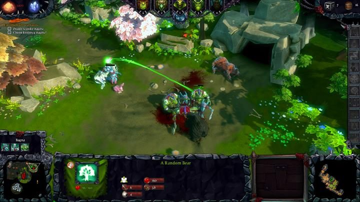 Walka z niedźwiedziami będzie trudna - wycofaj ranne jednostki. - Misja 4 - Na bagnach | Opis przejścia kampanii Dungeons II - Dungeons II - poradnik do gry