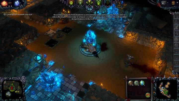 Postaw tajemniczy klejnot w swoich lochach i chroń go przez pięć minut. - Misja 4 - Na bagnach | Opis przejścia kampanii Dungeons II - Dungeons II - poradnik do gry