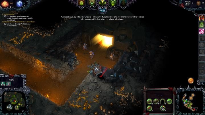Pod koniec misji przejście na południu zostanie na nowo aktywowane. - Misja 4 - Na bagnach | Opis przejścia kampanii Dungeons II - Dungeons II - poradnik do gry