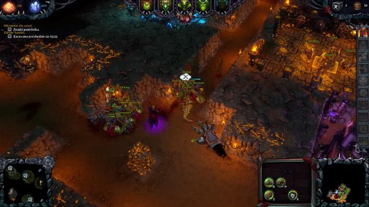 Gdy zbierzesz odpowiednie siły, odbij kopalnię ze złotem. - Misja 5 - Okupujcie Wall Street! | Opis przejścia kampanii Dungeons II - Dungeons II - poradnik do gry