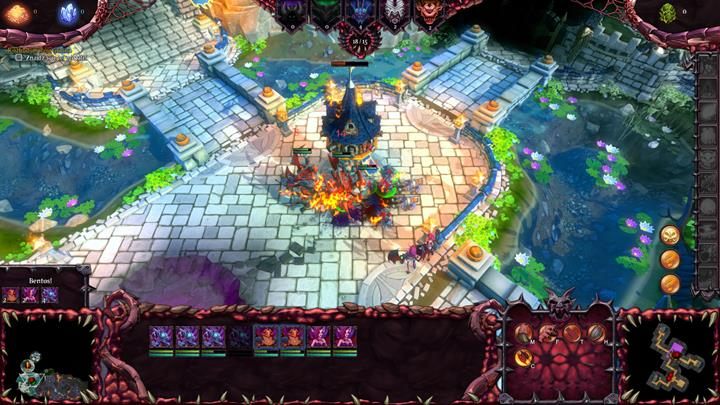 Wykorzystaj ogniste diabły do zniszczenia wieży. - Misja 9 - Przebudzenie kolejnego zła | Opis przejścia kampanii Dungeons II - Dungeons II - poradnik do gry