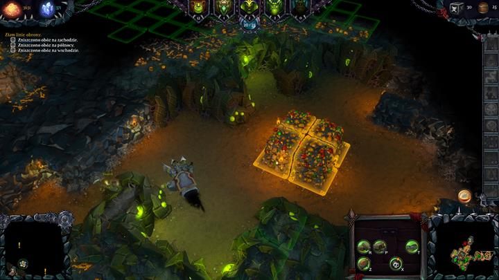 Ostatnia misja w kampanii przewiduje rozbudowę lochu od podstaw - wykorzystaj nieograniczone zasoby złota na wschodzie, by się rozwijać. - Misja 11 - Bitwa o Królewską Poprzestań - tym razem na serio! | Opis przejścia kampanii - Dungeons II - poradnik do gry