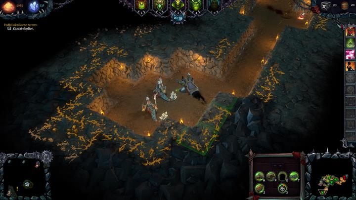 Przeszukaj pobliskie jaskinie, znajdziesz kilka neutralnych stworzeń, które dołączą do Ciebie. - Misja 6 - Piekielne trolle | Opis przejścia kampanii Dungeons II - Dungeons II - poradnik do gry