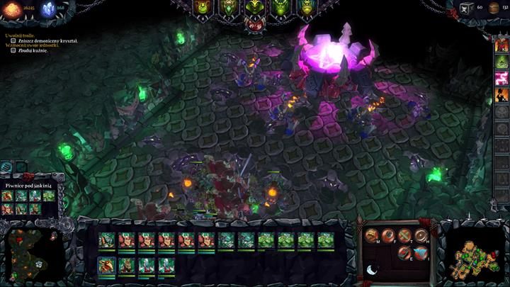 W jaskini trolli znajdziesz kolejny kryształ demonów. - Misja 6 - Piekielne trolle | Opis przejścia kampanii Dungeons II - Dungeons II - poradnik do gry