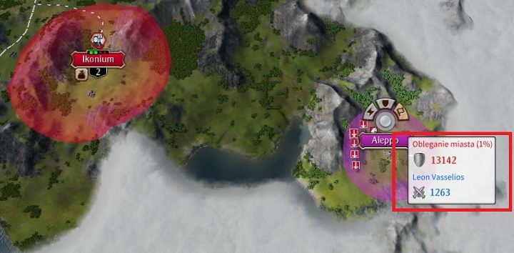 Na powyższym obrazku możesz zobaczyć jak wygląda proces oblegania miasta - Rozdział 2: Ukochany cesarzowej | Kampania Grand Ages Medieval - Grand Ages: Medieval - poradnik do gry