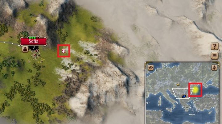 Na mini mapie masz zaznaczone żółtym kolorem położenie miasta - Rozdział 1: Pożegnanie z ojcem | Kampania Grand Ages Medieval - Grand Ages: Medieval - poradnik do gry