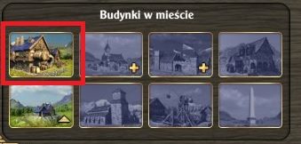 W panelu miasta zwróć uwagę na obszar poświęcony budynkom - Rozdział 1: Pożegnanie z ojcem | Kampania Grand Ages Medieval - Grand Ages: Medieval - poradnik do gry