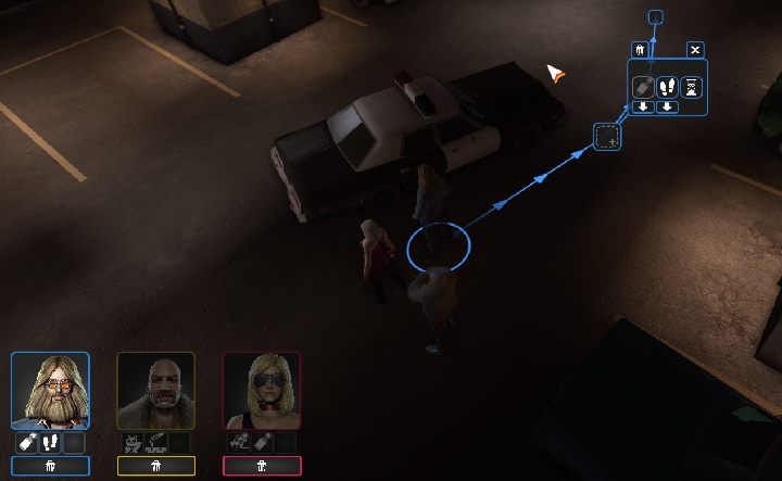 Kolejne kroki wykonujesz, klikając wybrany punkt prawym przyciskiem myszki - Podstawy rozgrywki Crookz - Crookz - poradnik do gry