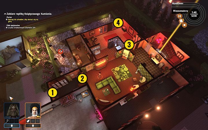 Wróć do Cleopatry - Misja 1 - Garść różowych piór | Opis przejścia misji Crookz - Crookz - poradnik do gry