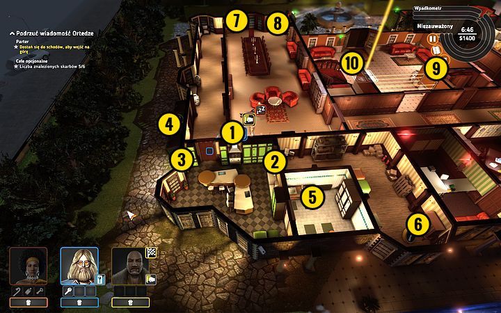 Wróć do pomieszczenia, w którym Rufus zneutralizował strażnika - Misja 3 - Wiadomość dla Bałwana | Opis przejścia misji Crookz - Crookz - poradnik do gry