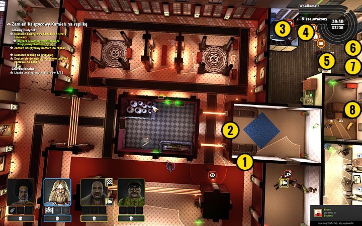 Teraz czeka Cię dość kłopotliwa czynność - musisz wysłać Bishopa i Rufusa z powrotem do lokacji początkowej - Misja 6 - Prawo do milczenia | Opis przejścia misji Crookz - Crookz - poradnik do gry