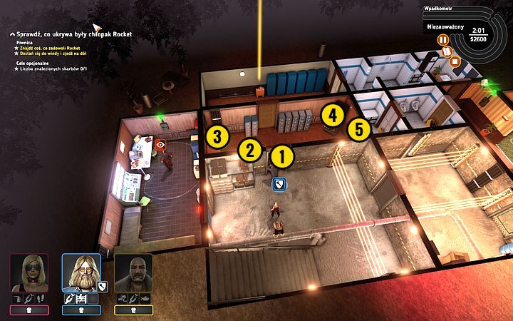 Bishopem otwórz stalowe drzwi (1) - Misja 8 - To się rusza! | Opis przejścia misji Crookz - Crookz - poradnik do gry