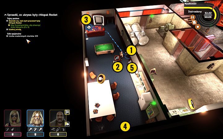 Przyprowadź wszystkich do pomieszczenia - Misja 8 - To się rusza! | Opis przejścia misji Crookz - Crookz - poradnik do gry