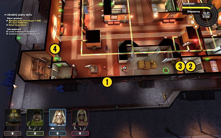 Wyślij w pobliże strażnika Rocket i Bishopa - Misja 9 - Sprzedaż marzeń | Opis przejścia misji Crookz - Crookz - poradnik do gry