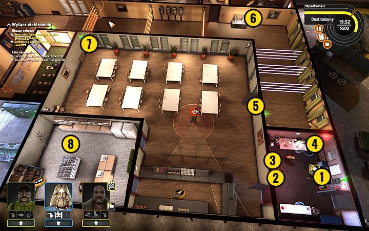 Doprowadź całą trójkę do pokoju - Misja 10 - Wyciągnij wtyczkę | Opis przejścia misji Crookz - Crookz - poradnik do gry