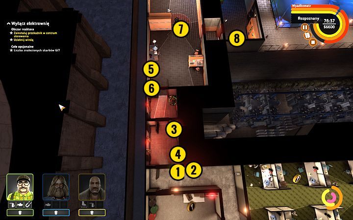 Zajmij się rozdzielnicą (1) - Misja 10 - Wyciągnij wtyczkę | Opis przejścia misji Crookz - Crookz - poradnik do gry