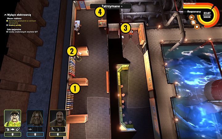 Przejdź w to miejsce (1) - Misja 10 - Wyciągnij wtyczkę | Opis przejścia misji Crookz - Crookz - poradnik do gry