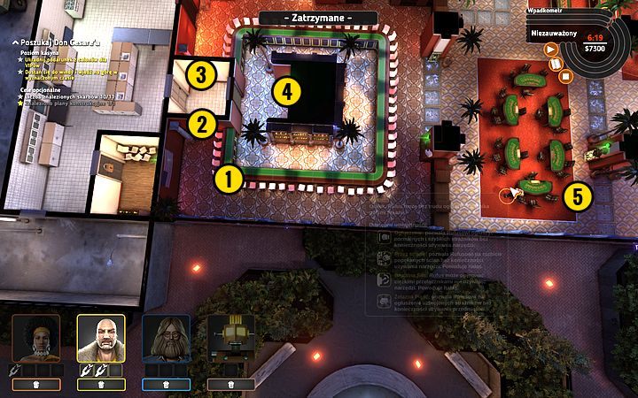 Podnieś łup (1) i rozbij ścianę (2) - Misja 12 - Szczęśliwe numerki | Opis przejścia misji Crookz - Crookz - poradnik do gry