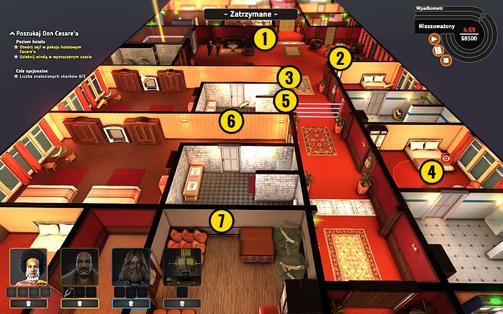 Tym razem na przejście masz zaledwie 5 minut - Misja 12 - Szczęśliwe numerki | Opis przejścia misji Crookz - Crookz - poradnik do gry