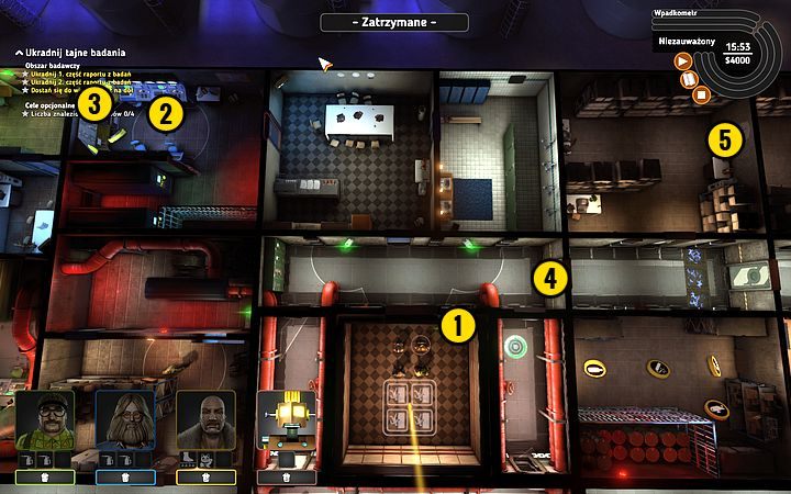 Przełącz przełącznik (1) - Misja 13 - Tajemnica karty perforowanej | Opis przejścia misji Crookz - Crookz - poradnik do gry