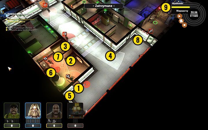 Otwórz drzwi Bishopem (1) - Misja 13 - Tajemnica karty perforowanej | Opis przejścia misji Crookz - Crookz - poradnik do gry