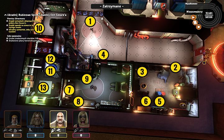 Pobij strażnika w tym miejscu (1) - Misja 14 - Drogocenne serce | Opis przejścia misji Crookz - Crookz - poradnik do gry