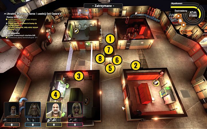 Przyprowadź Bishopa i Cleopatrę tutaj (1) - Misja 14 - Drogocenne serce | Opis przejścia misji Crookz - Crookz - poradnik do gry