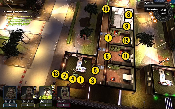 Wejdź do środka - Misja 16 - Kryptonim Blowfish | Opis przejścia misji Crookz - Crookz - poradnik do gry