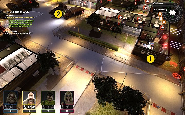 Zostaw strażnika i dołącz do reszty (1) - Misja 16 - Kryptonim Blowfish | Opis przejścia misji Crookz - Crookz - poradnik do gry