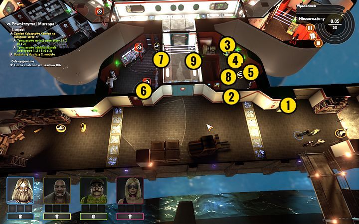 Do wypełnienia finałowej misji wybierz kwartet: Rufus, Bishop, Lobkowitz i Rocket - Misja 17 - O.P.P.P | Opis przejścia misji Crookz - Crookz - poradnik do gry